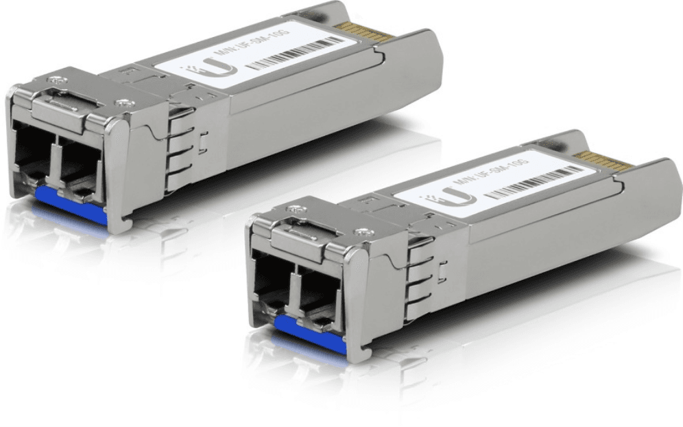 Transceptor Ubiquiti UACC-OM-SM-10G-D-2 UFiber Transceiver SM 2Pack — imagen 1