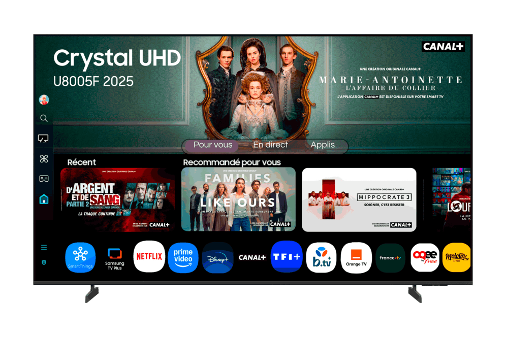TV Samsung TU43U8005FU 43" LED 4K UHD Smart TV Tizen HDR10+ — imagen 1