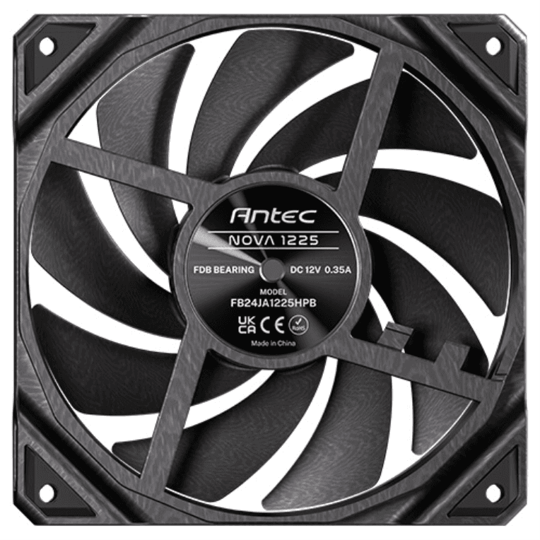 Ventilador de Caja Antec Nova 1xVent 120mm Negro