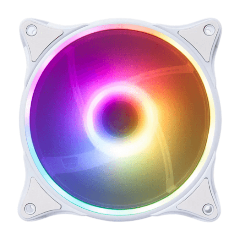 Ventilador de Caja Hiditec Gaming ARGB N18-ARGB Blanco 120mm — imagen 1