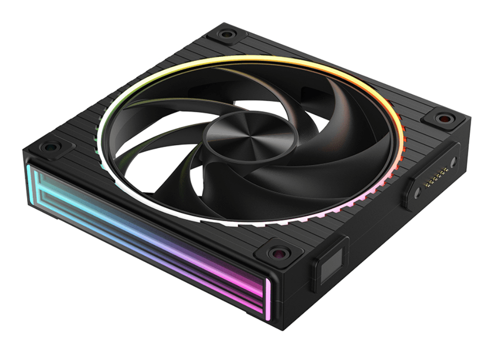 Ventilador de Caja Zalman ZM-DF120 Negro ARGB 1x Vent 120mm — imagen 1