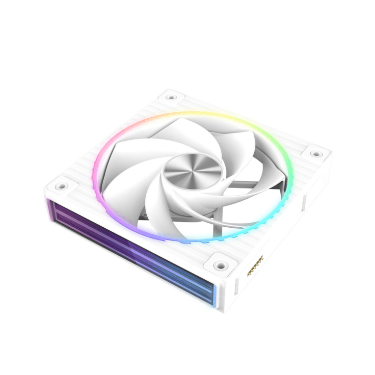 Ventilador de Caja Zalman ZM-DF120R A3 Blanco ARGB 1x Vent 120mm — imagen 1