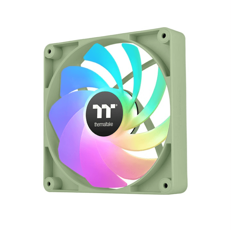 Ventilador Inverso de Caja Thermaltake CT120 ARGB 2 Ventiladores Verde Matcha — imagen 1