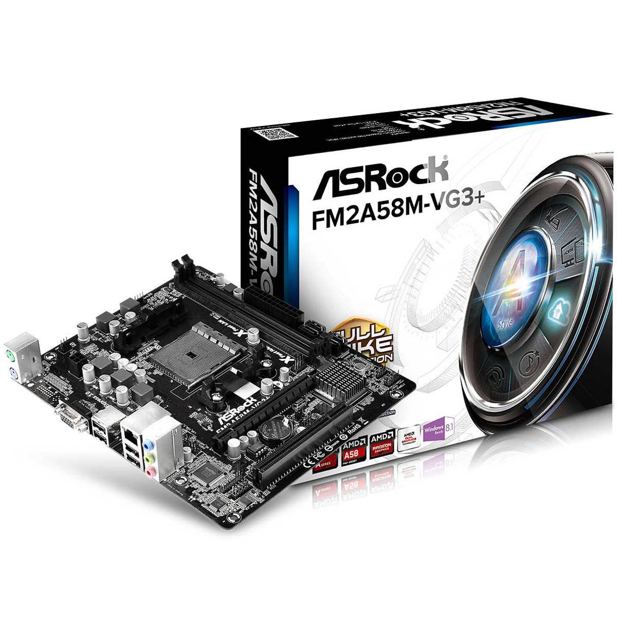 Asrock fm2a58m vg3 r2 0 совместимость с процессорами