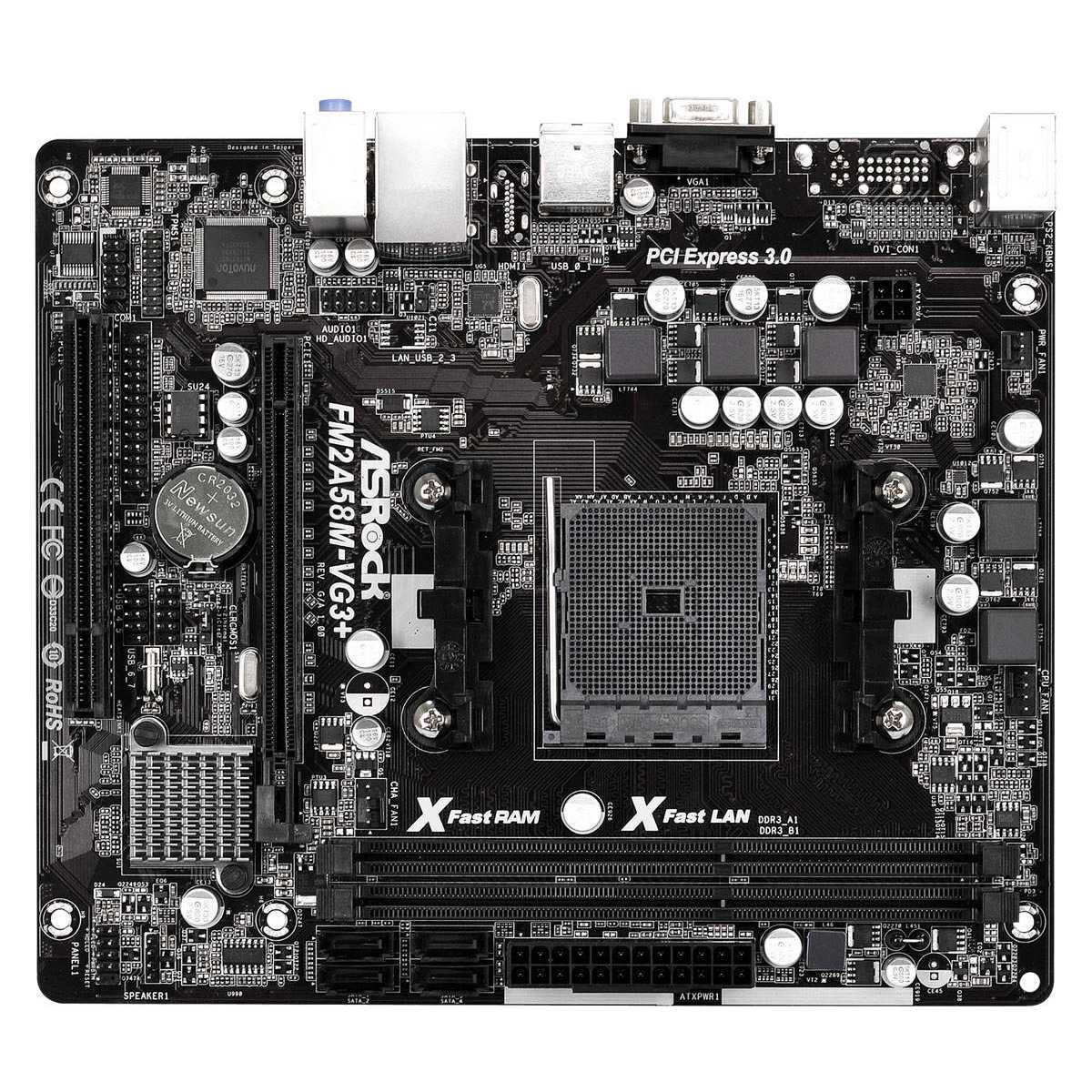 Asrock fm2a58m vg3 схема подключения