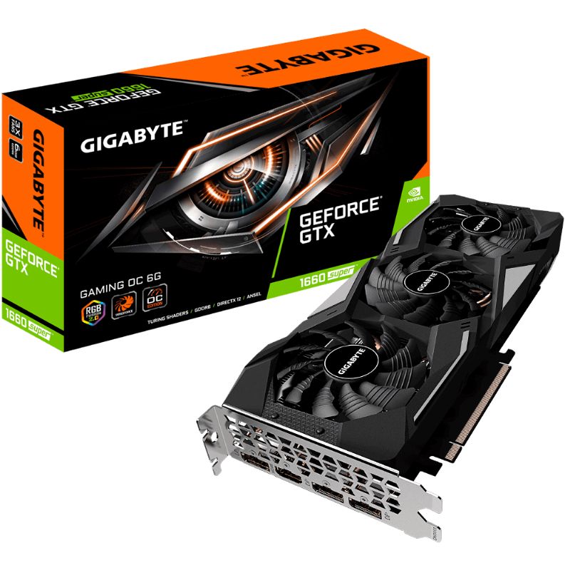 Видеокарта gigabyte geforce gtx 1660 super oc 6gb gv n166toc 6gd какая память