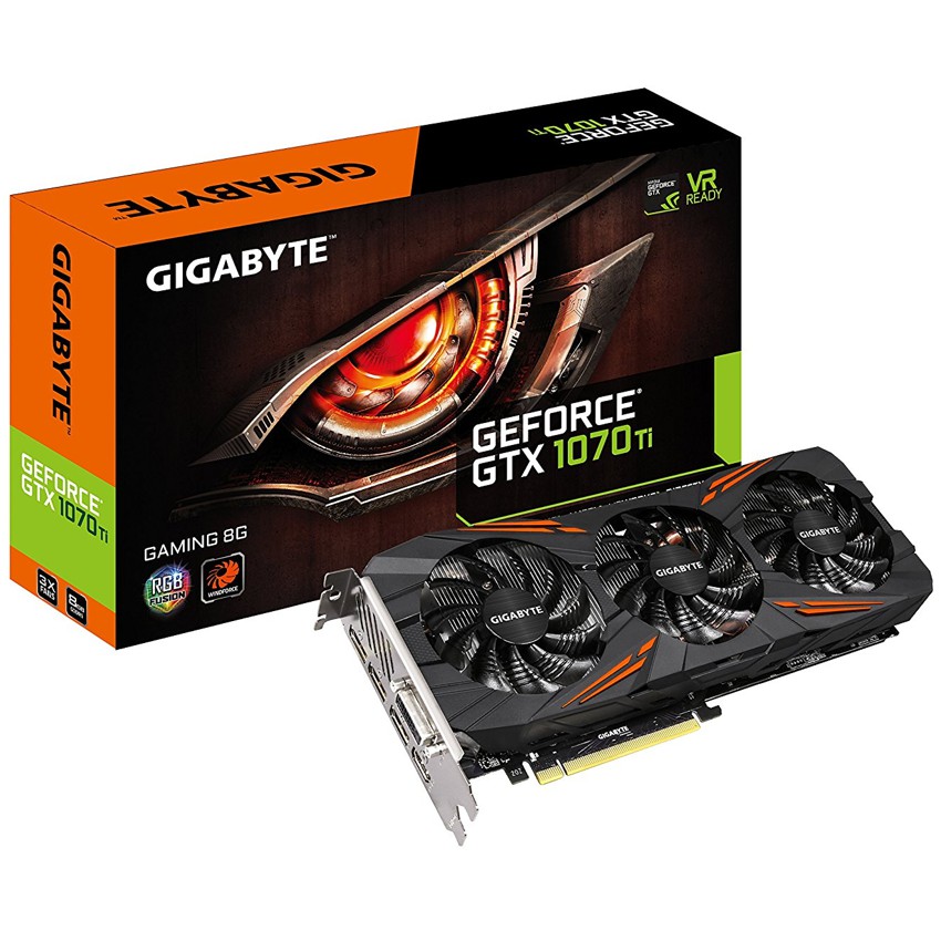 Gigabyte GeForce GTX1070Ti Gaming 8 GB. DDR5 GVN107TG-00-G | QuickHard